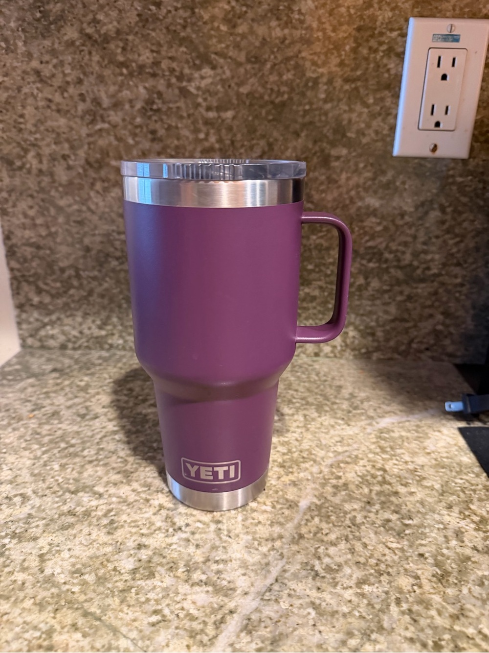 YETI Rambler 30oz Travel Mug with Stronghold Lid. Rare Nordic Purple color.